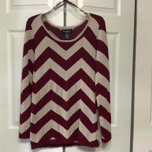 Chevron maternity sweater